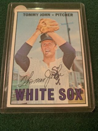 1967 Topps Tommy John Chicago White Sox 609 Baseball Card