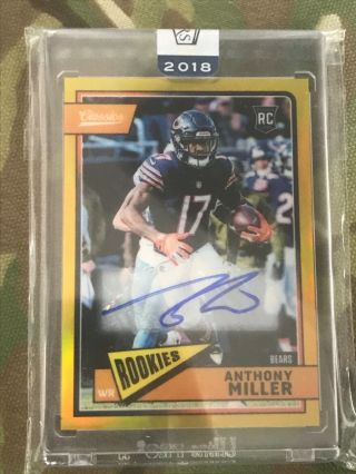 2018 Panini Honors Anthony Miller Gold Rc Autograph Classics 23/25
