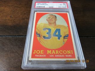 1958 Topps Joe Marconi 63 Rams Psa 6