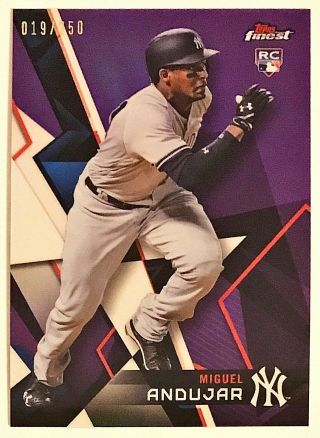 2018 Topps Finest Miguel Andujar Rc 