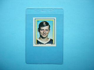 1970/71 Eddie Sargent Nhl Hockey Stamp Sticker Card 31 Randy Wyrozub Rookie