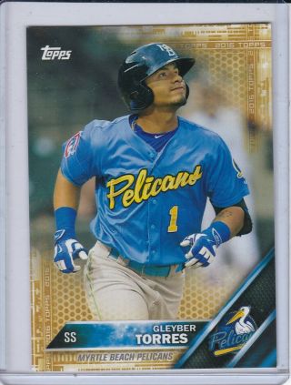 2016 Topps Pro Debut Gold Gleyber Torres 5/50 Rookie Rc