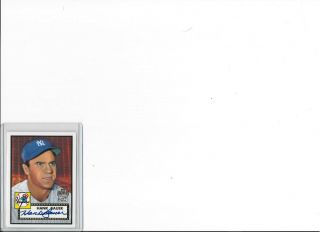 Hank Bauer 2001 Topps Archives Certified Autograph Card