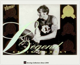 2012 Select Afl Eternity Hall Of Fame Legend Card Lgd23 Kevin Murray (fitzroy)
