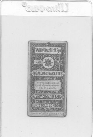 1901 W.  D.  &H.  O.  Wills BASEBALL 