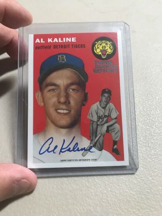Al Kaline 2018 Topps Archives Rookie History Auto 038/125 Autograph
