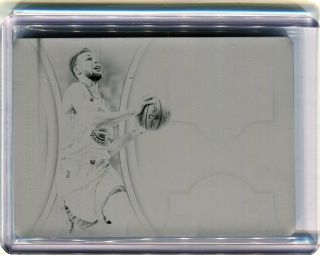 2017 - 18 Flawless Stephen Curry Black Print Plate D 1/1
