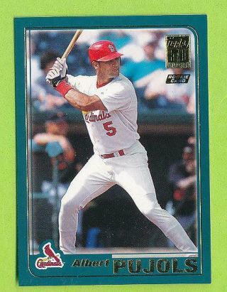 2001 Topps Traded Update Rookie - Albert Pujols (t247) Cardinals