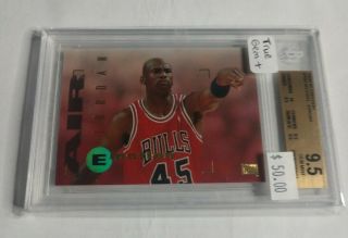 Michael Jordan - 1994/95 Skybox Emotion - 100 - Bgs 9.  5 Gem - Bulls -