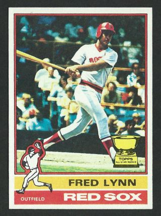 1976 Topps 50 Fred Lynn Boston Red Sox - Nm,