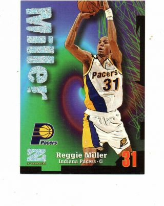 1997 - 98 Skybox Z Force Reggie Miller Rave /399