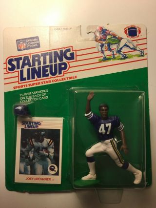 1988 Starting Lineup Football – Joey Browner – Minnesota Vikings