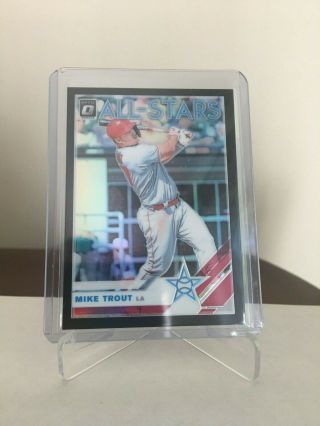 2019 Optic Mike Trout Black All - Stars Parallel 15/25 Angels