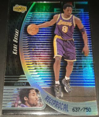Kobe Bryant 1998 - 99 Upper Deck Ud Ionix Reciprocal Parallel Card (