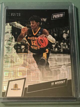 2019 Panini National Convention Ja Morant Rookie Rc 03/25 Murray State Grizzlies