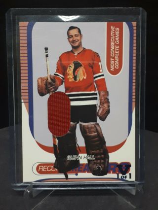 02 - 03 Itg Between The Pipes Record Breakers/40 Glenn Hall /chicago Blackhawks