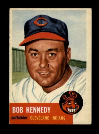 1953 Topps Baseball 33 Bob Kennedy (indians) Exmt