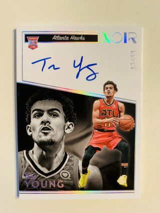 2018/19 Noir - Trae Young - Rookie On Card Autograph - 93/99