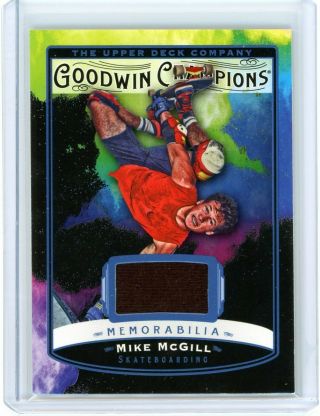 2019 Ud Goodwin Champions Memorabilia Splash Of Color Mike Mcgill 1:3,  050 Relic