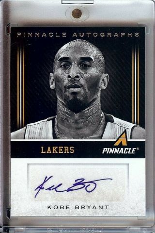 Kobe Bryant 2013 - 14 Panini Pinnacle Autograph Auto Los Angeles Lakers 119