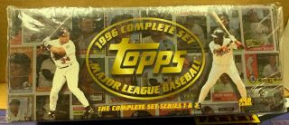 Topps 1996 Complete Set Series 1 & 2 Major League Baseball Set