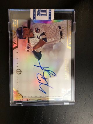 2015 Topps Tribute Kris Bryant Rookie Auto 137/150 Chicago Cubs