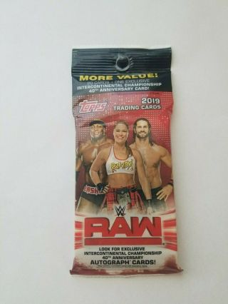 2019 Topps Wwe Raw Guaranteed Auto/relic/patch/kiss/belt Hot Pack Rousey?