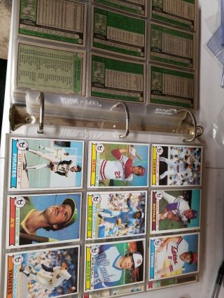 1979 Topps Baseball Near Complete Set Missing 12 Common Cards.  Vg/ex,