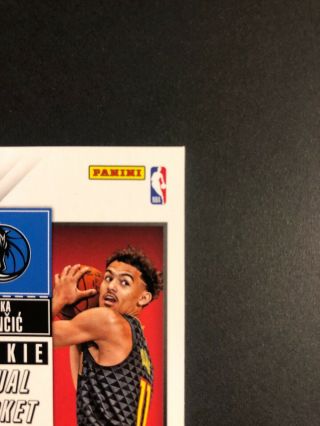 Luka Doncic Trae Young Rookie Ticket Dual Swatches Prime Red 10/10=1/1 Last One 11