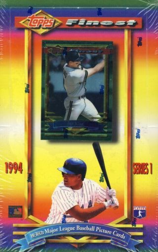 1994 Topps Finest Series 1 Baseball Hobby Box