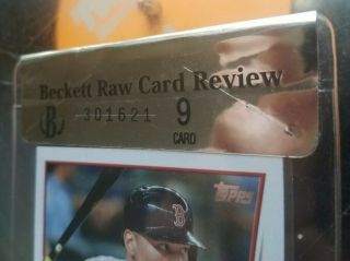 2014 Mookie Betts Topps Rookie Card US - 26 - Beckett 9 Rating & Numbered 3