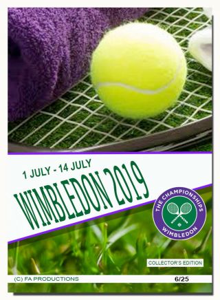 SERENA WILLIAMS Wimbledon 2019 Tennis card COLLECTOR ' S /25 2