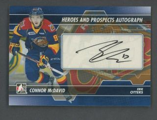 2014 Itg In The Game Heroes & Prospects Connor Mcdavid Oilers Rc Auto