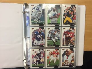 1996 Score Football Card Complete Set (1 - 275) In Sheets -