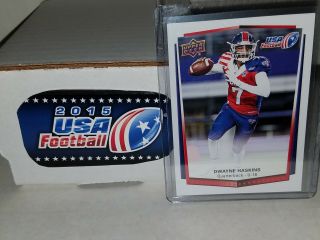 2015 Upper Deck Usa Football Set Includes Dwayne Haskins Rc Ohio State