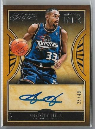 Grant Hill 2018 - 19 Timeless Treasures Ink Auto Autograph 