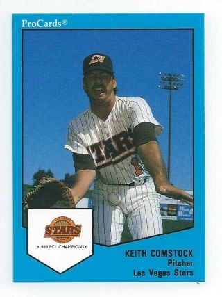 1989 Procards Keith Comstock - As Featured On Espn (pack Fresh)