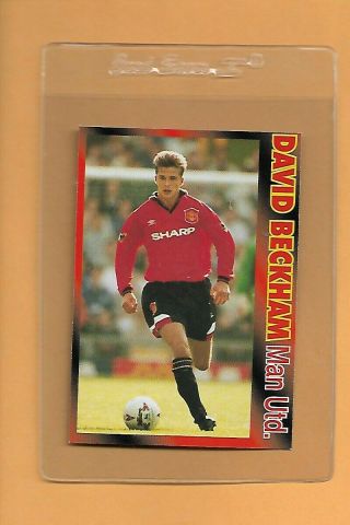 1995 Lcd Publishing Premier Strikers 62 David Beckham Rc Rookie Card Rare
