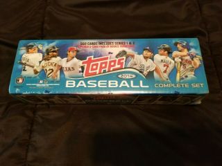 2014 Topps Baseball Complete Set Series 1 And 2 Cards Factory Box
