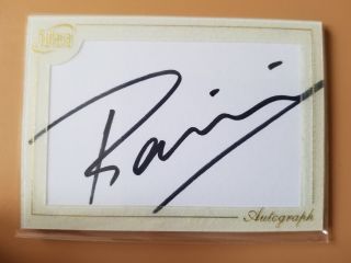 2018 Futera Unique Claudio Ranieri Gold Framed 1 of 1 Autograph 1/1 2