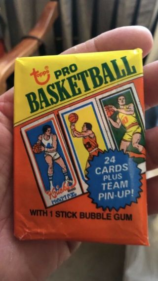 1980 - 81 Topps Basketball Wax Pack - Magic Johnson Rookie Year.