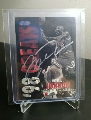 Michael Jordan Hand Signed Ultra 98 