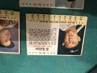 6 1963 Hof post cereal baseball cards Stars Hof 7