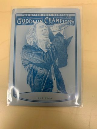 2019 Ud Goodwin Champions Brandon Boyd Cyan Printing Plate 1/1