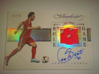 2015 - 16 Flawless Sole Of The Game Santi Cazorla Shoe Patch Auto 25/25 Spain