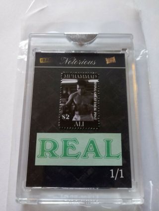 2019 The Bar Muhammad Ali Stamp Relic One Of One Piece Of Pamphlet 1/1 " Real " Sp