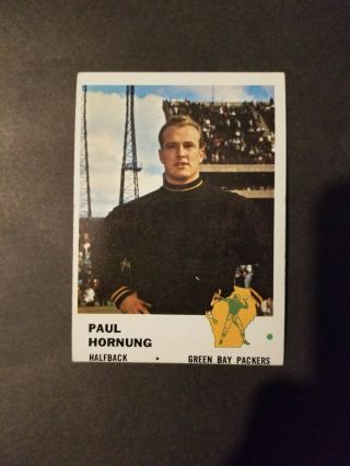 1961 Fleer Football Card 90 - Paul Hornung