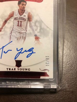Trae Young Flawless RC Auto 18/20 Encased 4