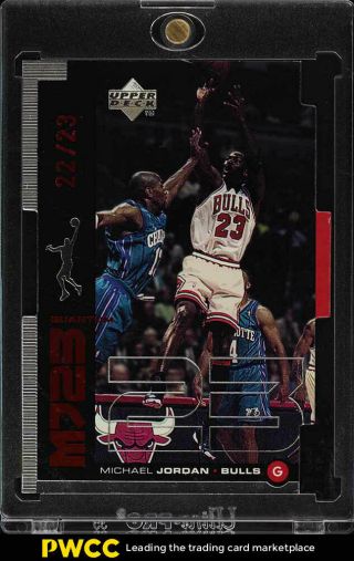 1998 Upper Deck Mj23 Quantum Silver Die - Cut Michael Jordan 22/23 M11 (pwcc)