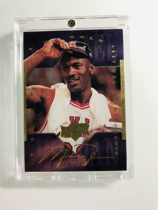Michael Jordan 1999 Ud Athlete Of Centry Mj Gold D 33/50 Bulls Hof